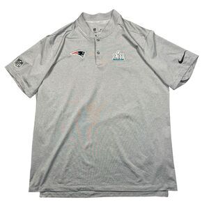 New England Patriots Shirt Nike Men's XL Dri-Fit On-field NFL Super Bowl LII